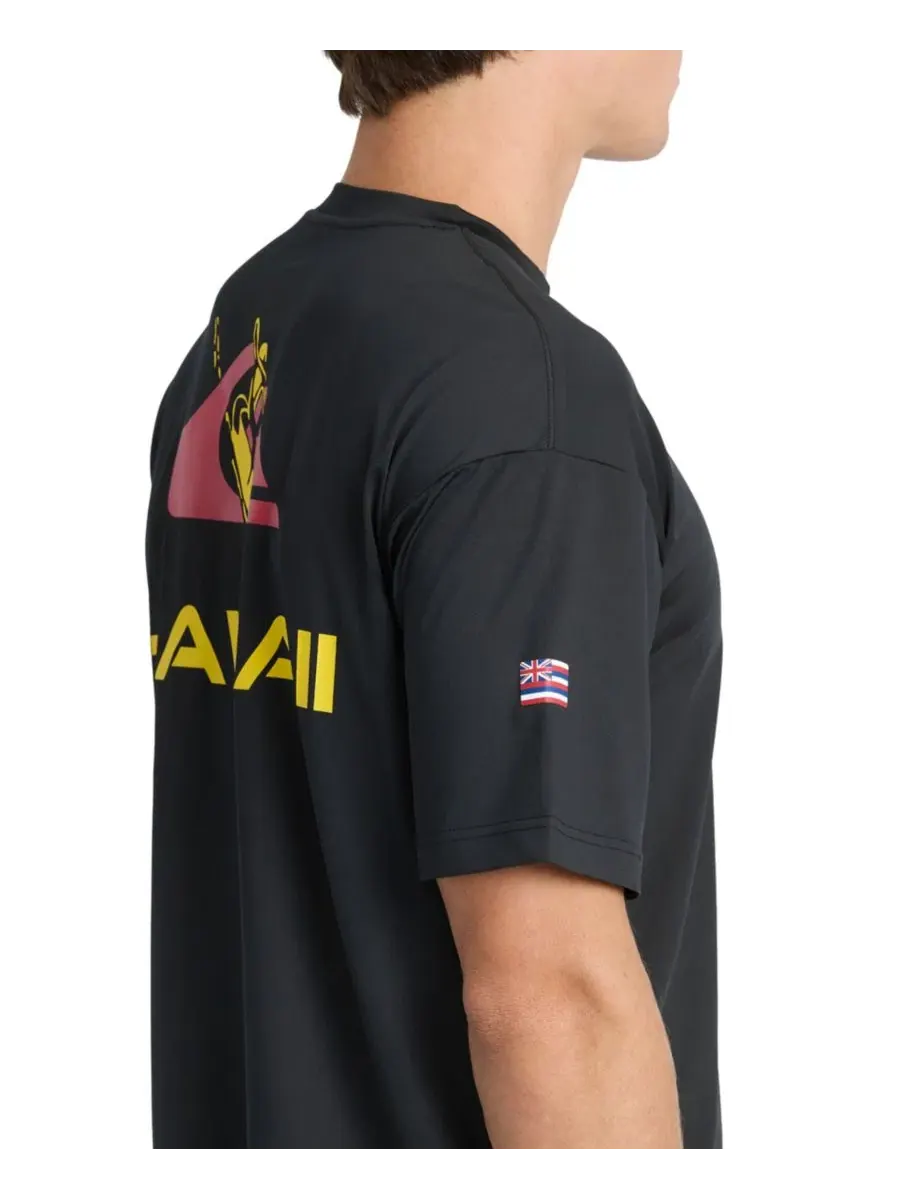 Футболка для серфинга с защитой UPF 50 Quiksilver — изображение 5 из 5, черный