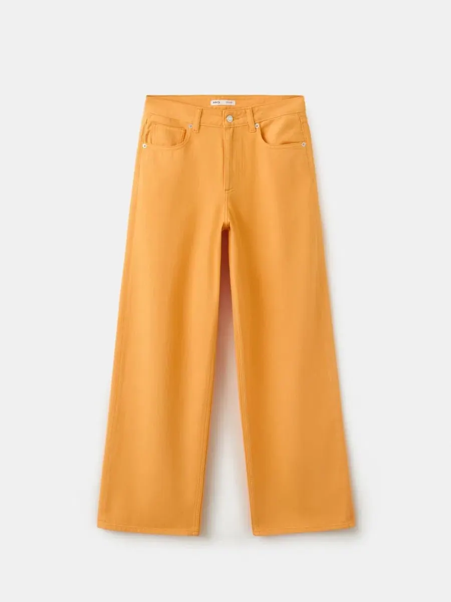 Джинсы прямого кроя с заниженной талией MANGO