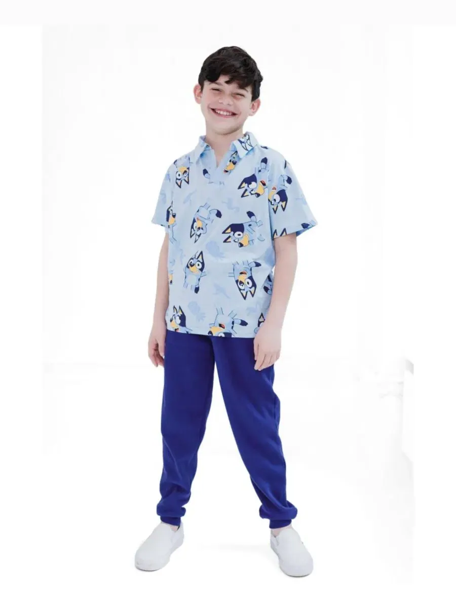 Комплект из поло и брюк Bluey Bluey Blue Navy — изображение 2 из 3, синий темно-синий