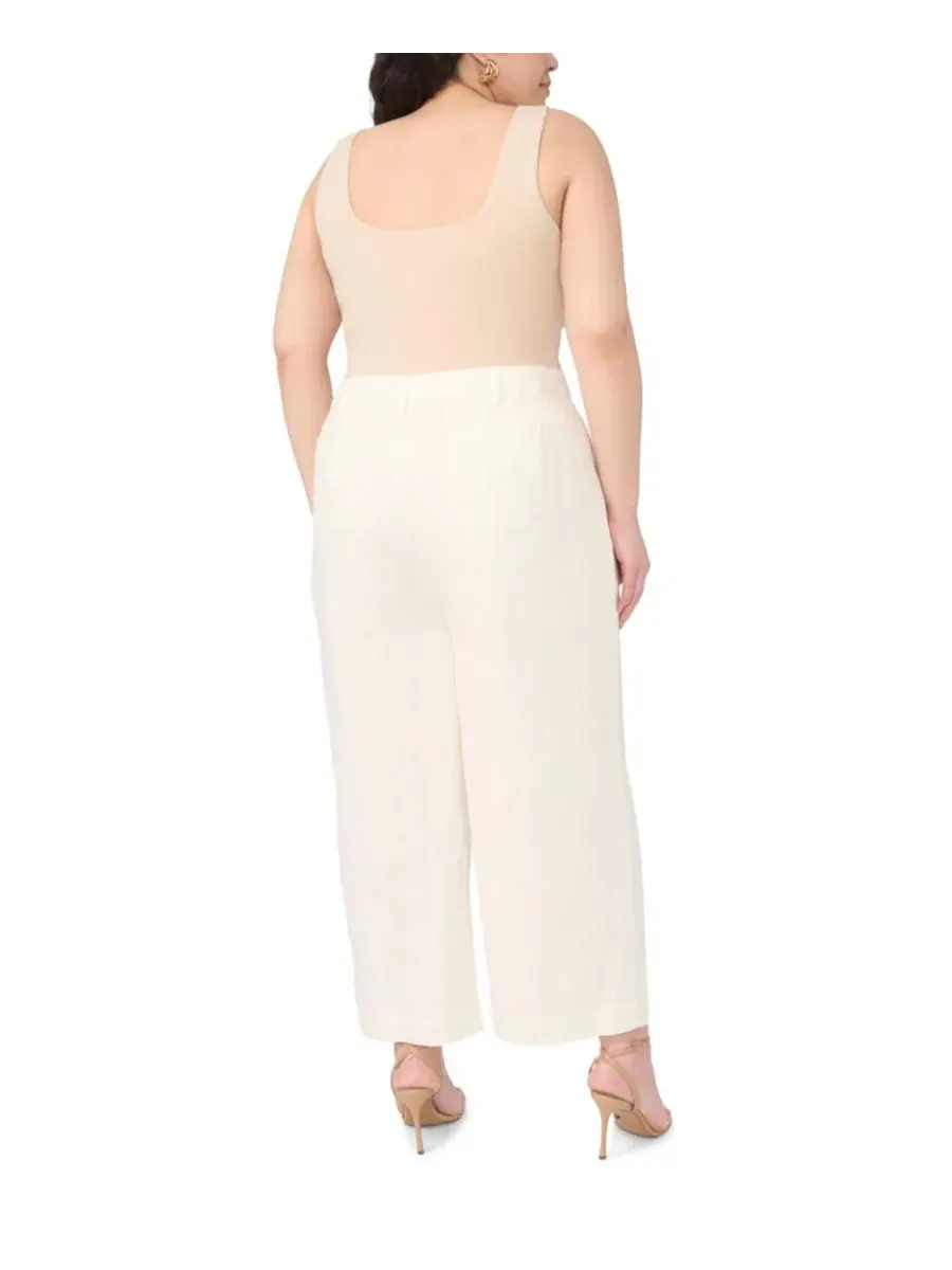 Брюки с запахом с боковыми карманами, модель Plus Size Front Patch Pocket Ankle-Length Vince Camuto — изображение 5 из 5