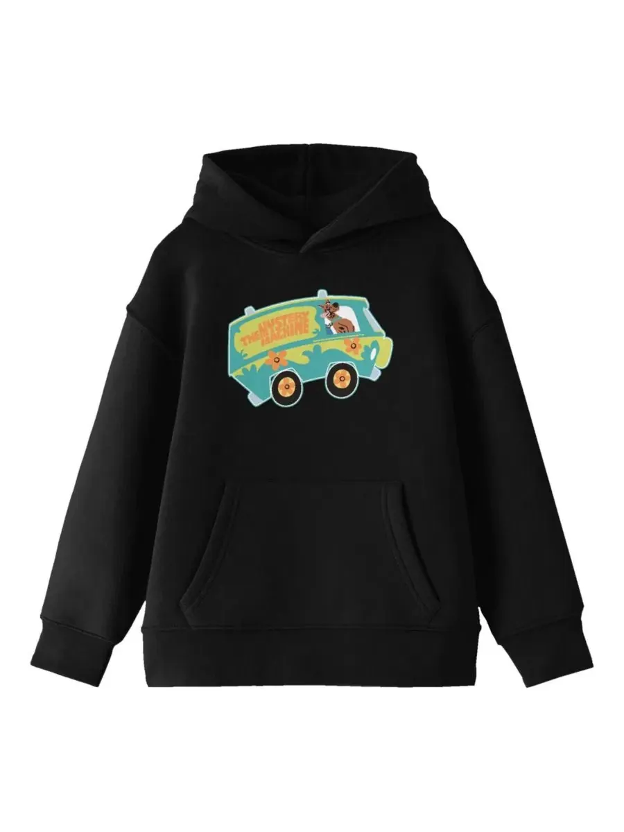 Худи с принтом The Mystery Machine Scooby Doo — черный