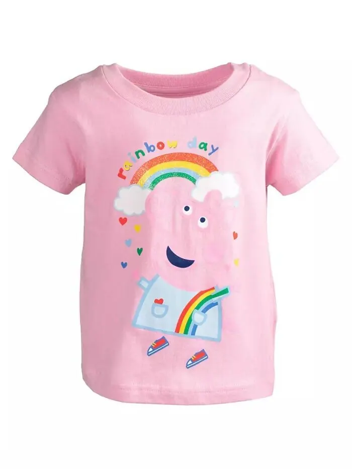 Комплект из 2 футболок для девочек Peppa Pig — изображение 4 из 6