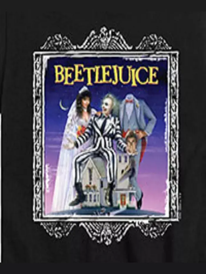Футболка с принтом для мальчиков Big Boys Beetlejuice — изображение 3 из 3, черный