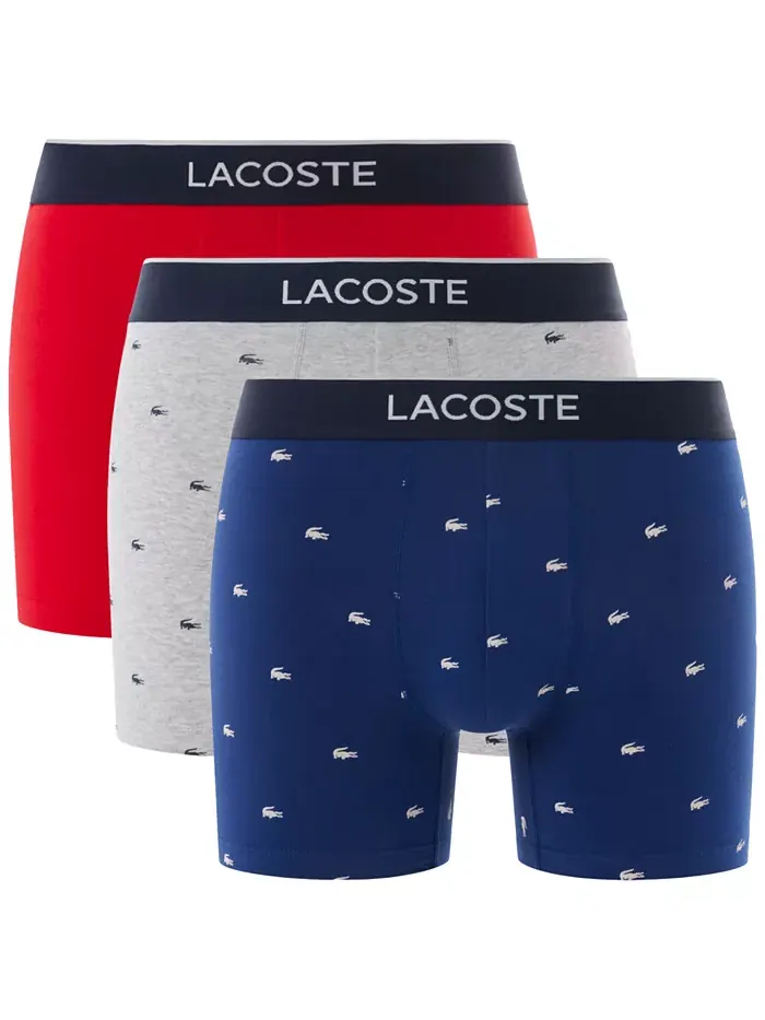 Трусы-боксеры Lacoste, мужские, с принтом крокодилов