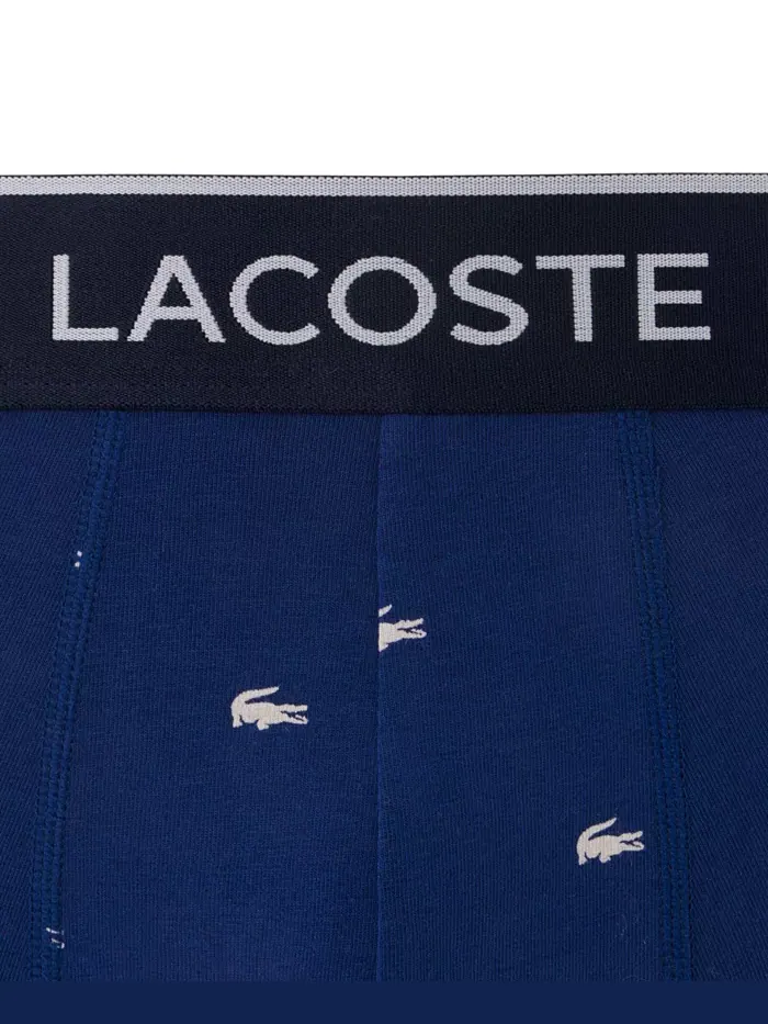 Трусы-боксеры Lacoste, мужские, с принтом крокодилов — изображение 4 из 7, красный