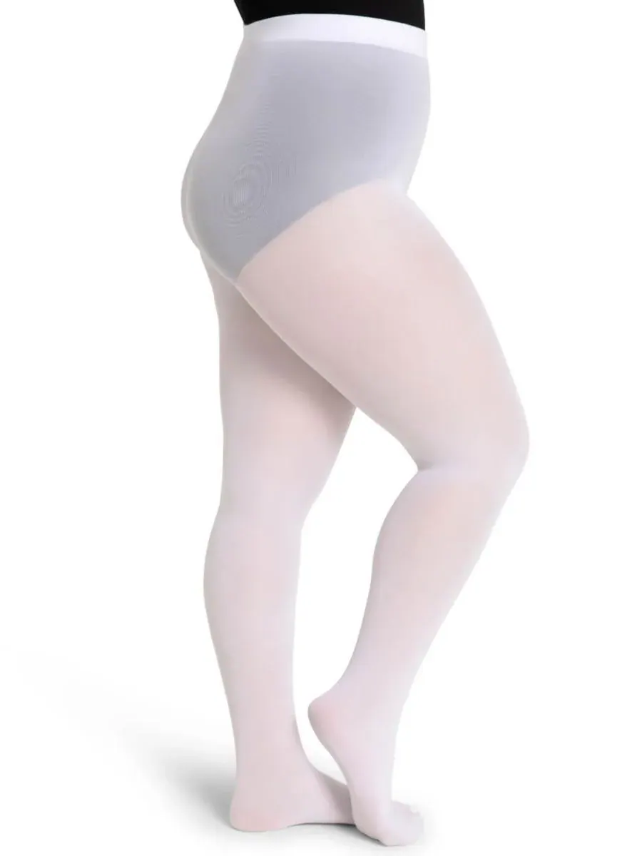Классические узкие брюки с закрытыми ступнями Capezio — изображение 3 из 6, белый