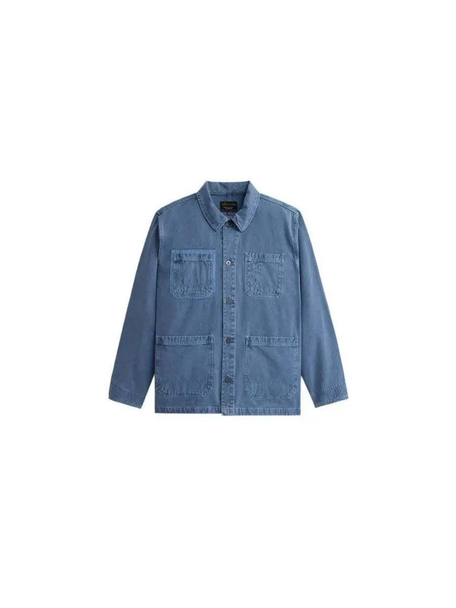 Мужская рабочая куртка из картона Alpha Industries — изображение 2 из 3, синий