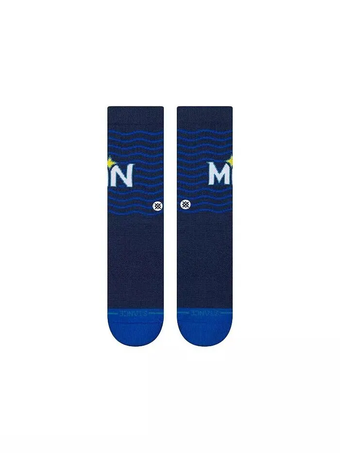 Мужские и женские синие носки Minnesota Twins 2024 City Connect Crew Stance — изображение 2 из 3, синий