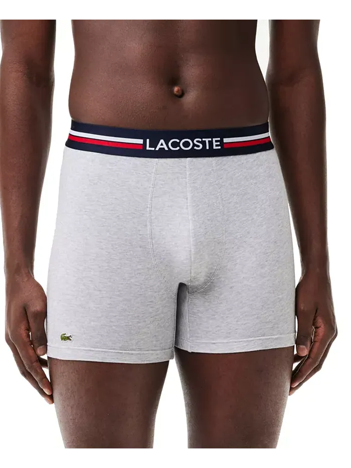 Боксеры Lacoste Regular-Fit Stretch, для мужчин — изображение 6 из 8, мульти