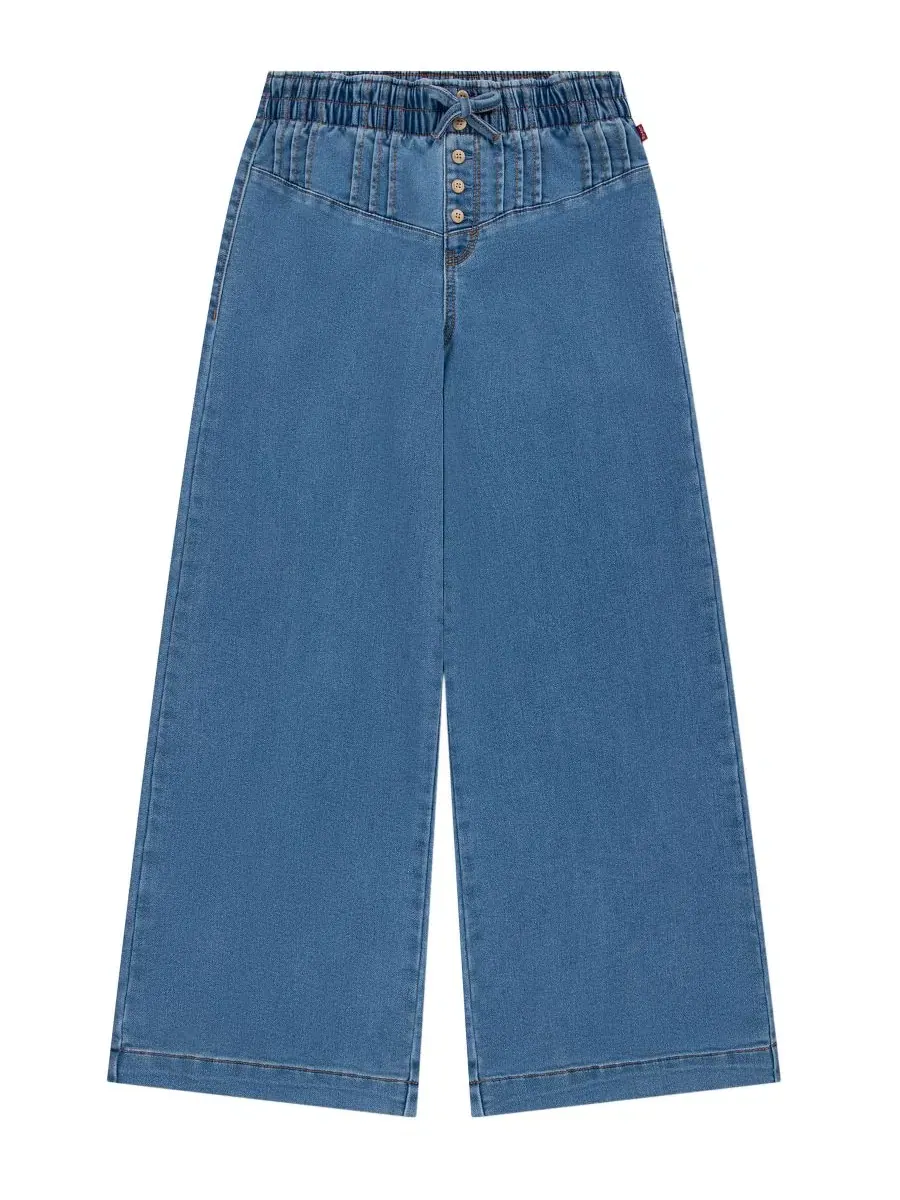 Джинсовые брюки свободного кроя с защипами Levi's