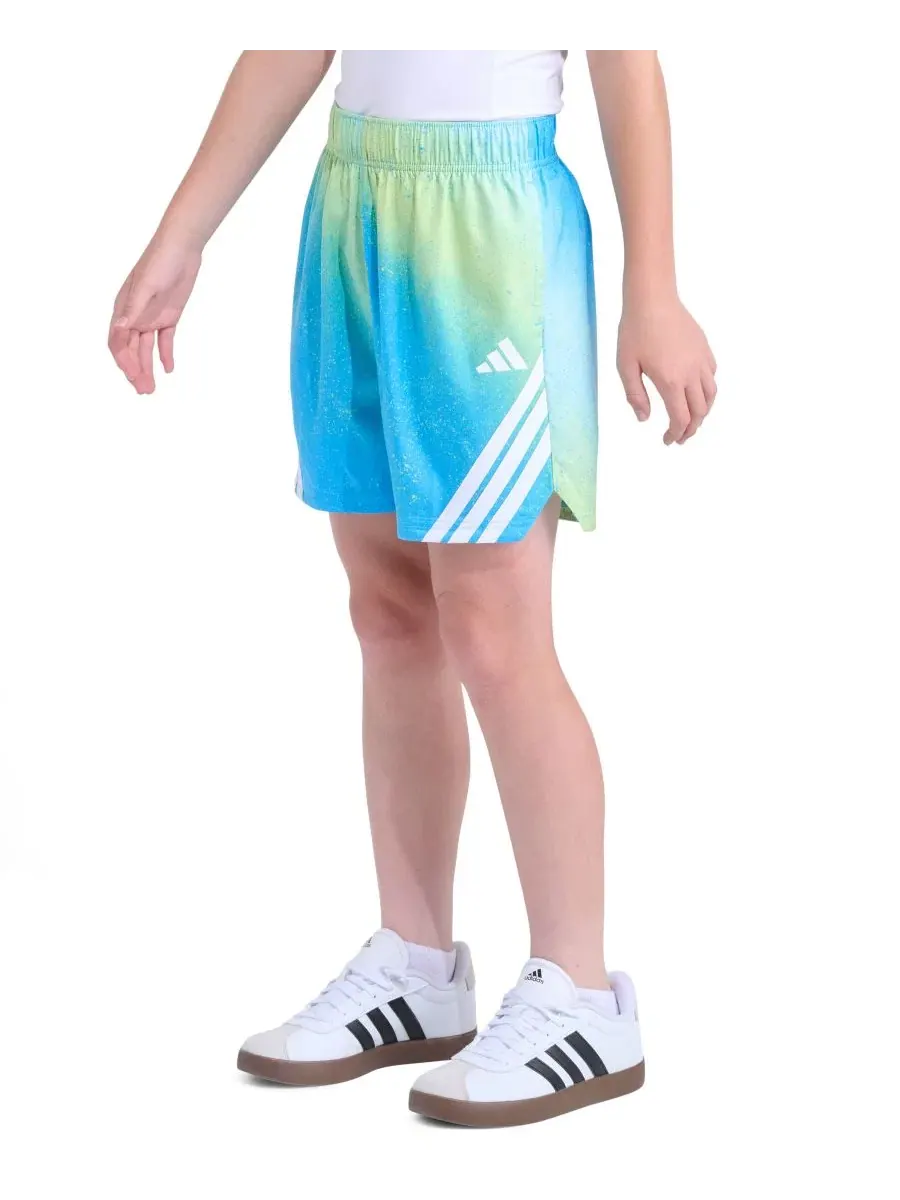 Детские шорты-надеватели (8-20 лет) Adidas — изображение 2 из 4, яркий синий/желтый