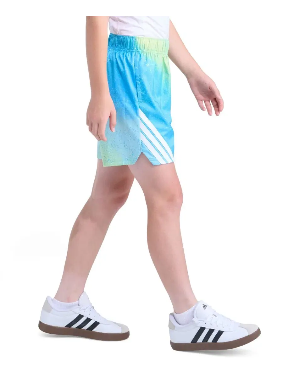 Детские шорты-надеватели (8-20 лет) Adidas — изображение 3 из 4, яркий синий/желтый