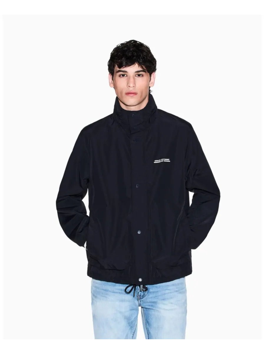 Мужская нейлоновая куртка с капюшоном и манжетами A|X Armani Exchange