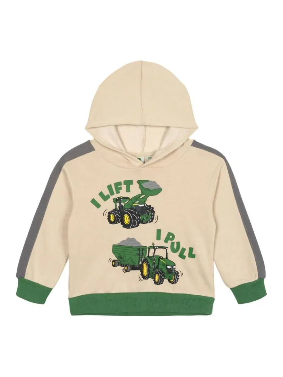 Комплект из худи и джоггеров John Deere — изображение 3 из 3, бежевый зеленый