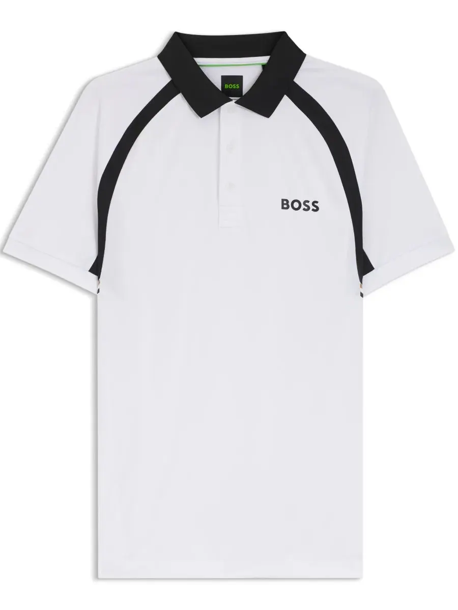 Поло с коротким рукавом, slim fit Hugo Boss — изображение 2 из 5, белый