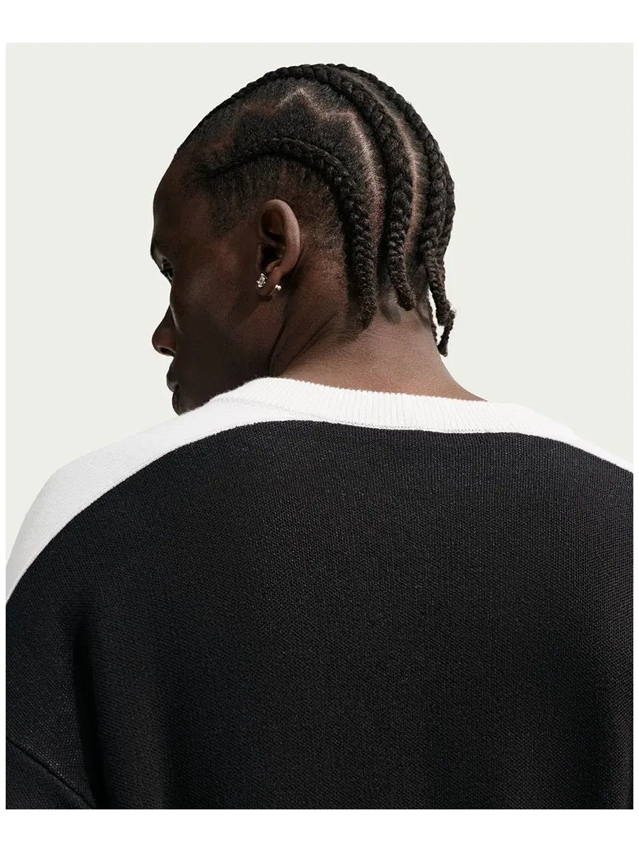 Свитшот Nike Sportswear Club с джаккардовым логотипом — изображение 4 из 5, черный