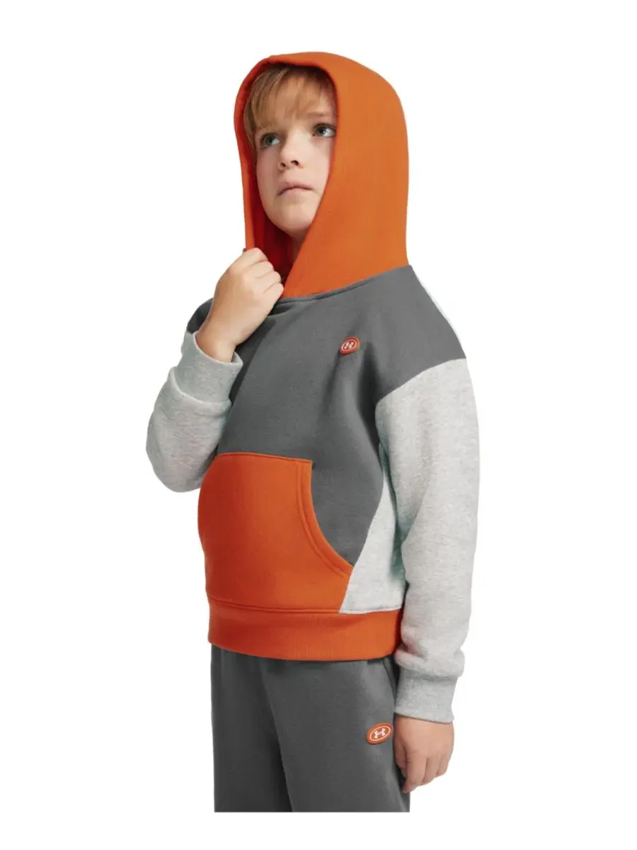 Комплект из футера с капюшоном и брюк, Rival Fleece Under Armour — изображение 4 из 13, серый