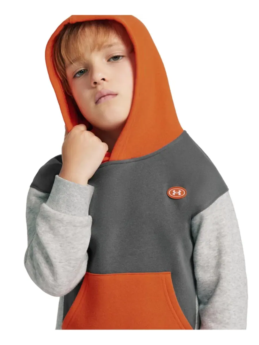Комплект из футера с капюшоном и брюк, Rival Fleece Under Armour — изображение 5 из 13, серый
