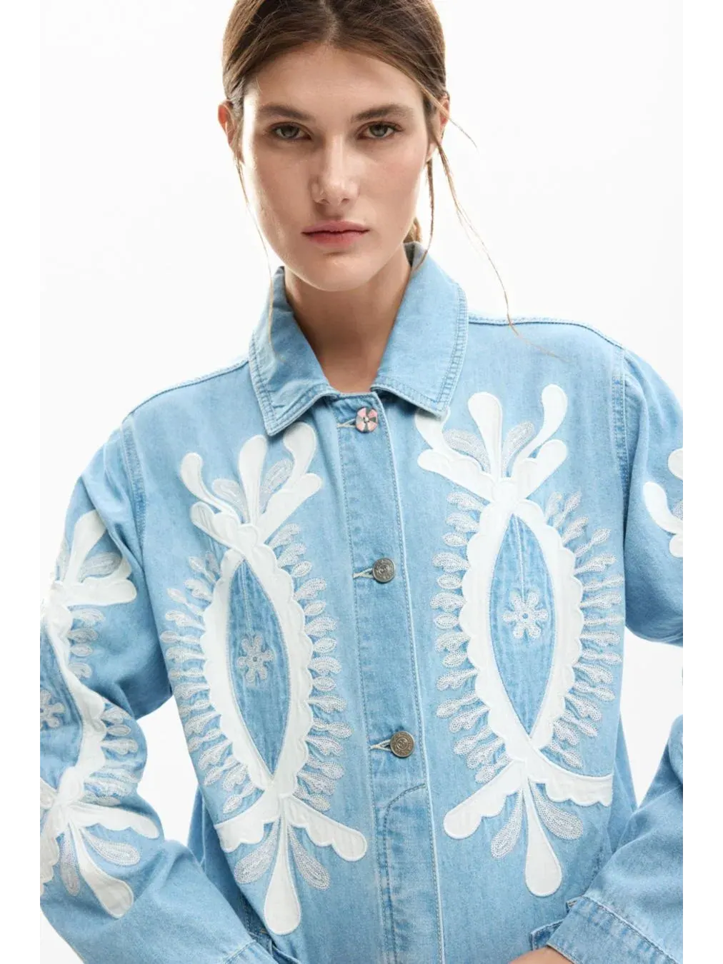 Женский джинсовый комплект Desigual — изображение 4 из 6, синий