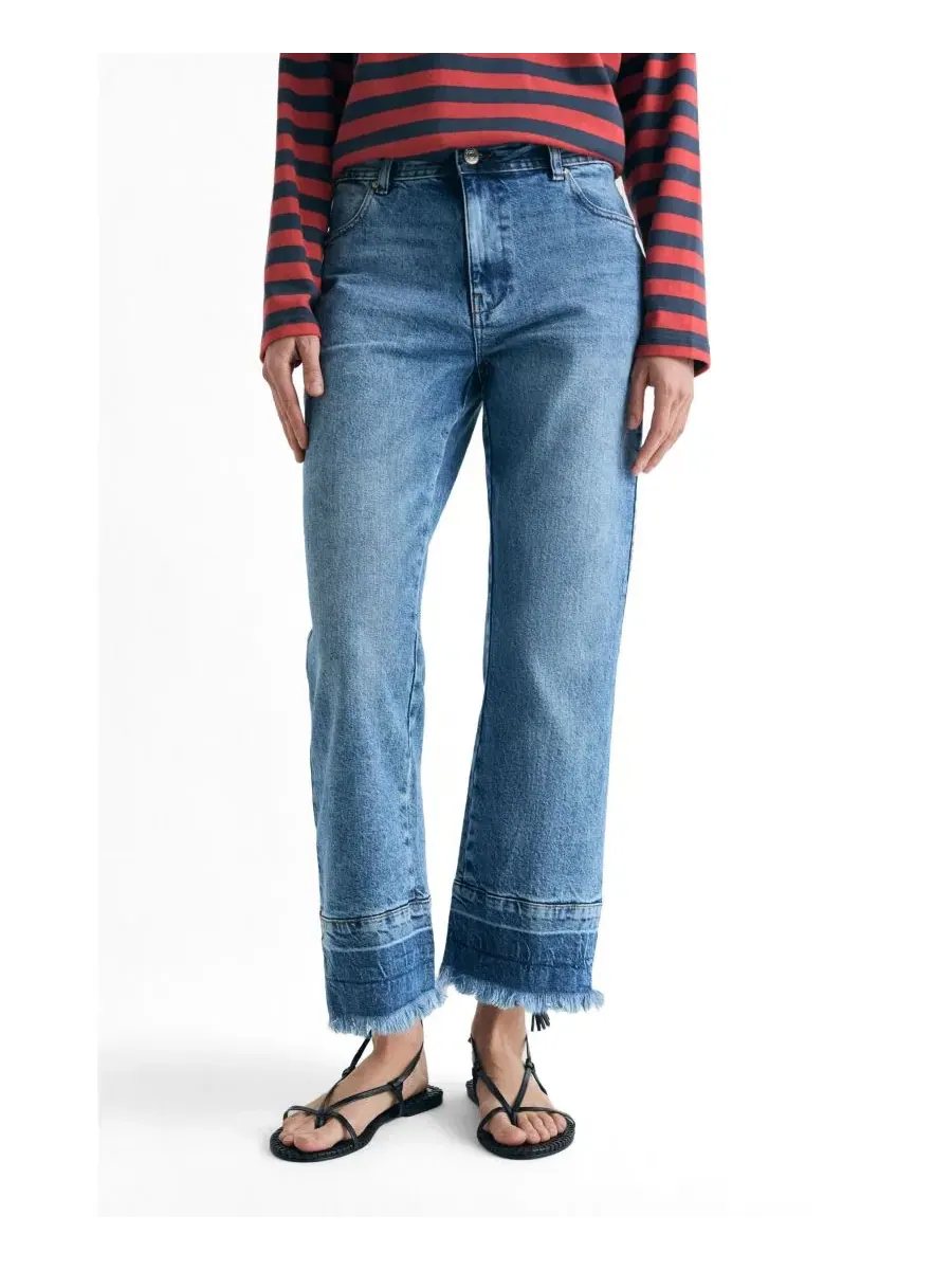 Женские джинсы прямого кроя Rivetwash Denim Scalpers, Lightindigo