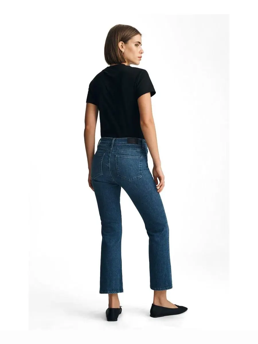 Джинсы-клеш с заниженной талией Anika Mavi Jeans — изображение 3 из 5, темный синий