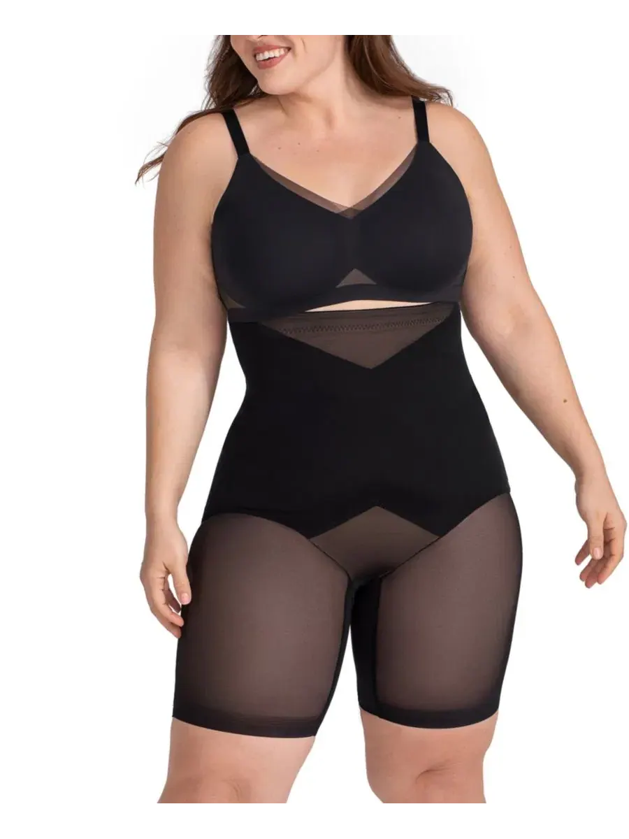 Шорты корректирующие с высокой посадкой Super Power High-Waist Shorts HONEYLOVE, Runway