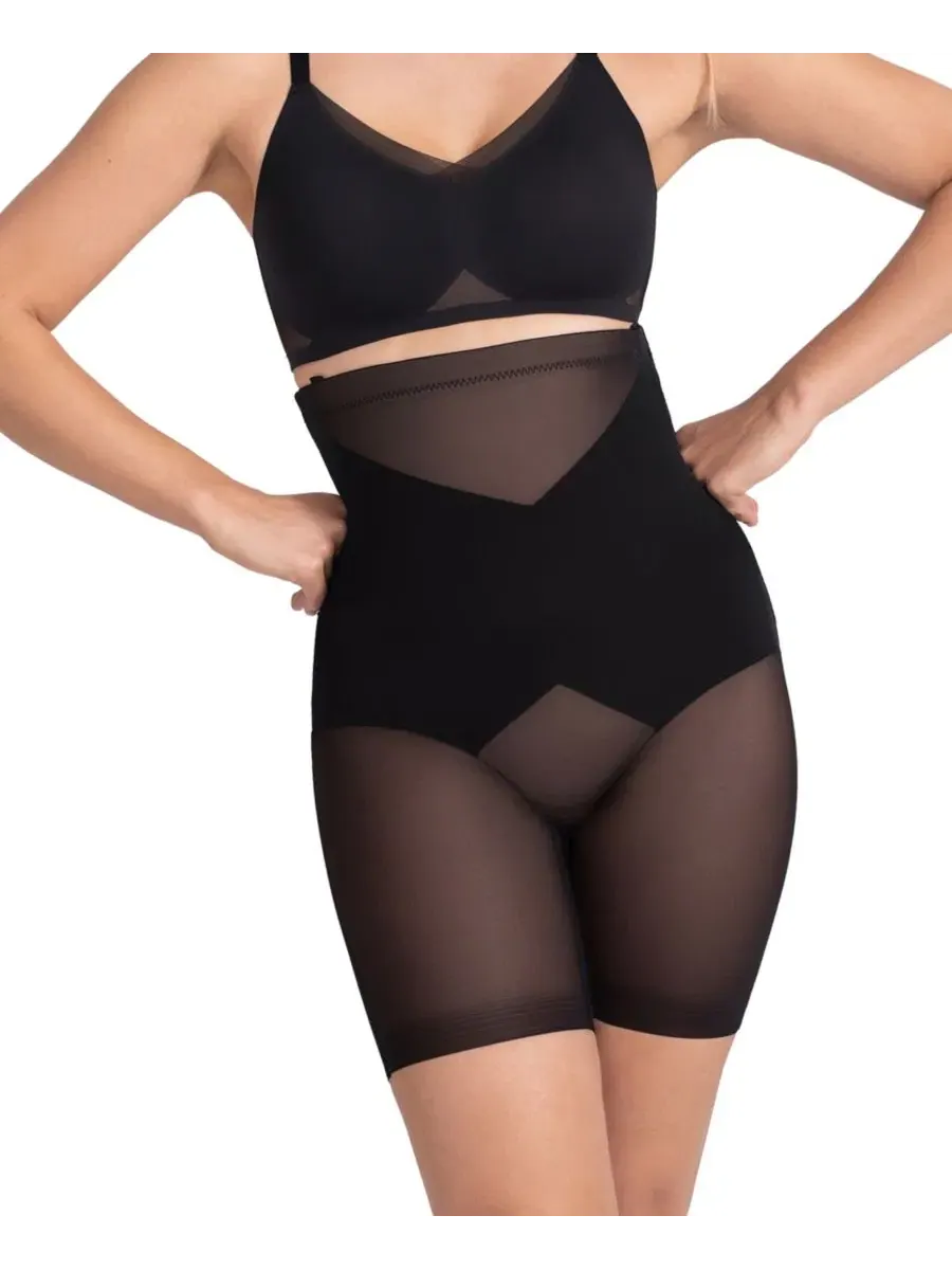 Шорты корректирующие с высокой посадкой Super Power High-Waist Shorts HONEYLOVE, Runway — изображение 2 из 5