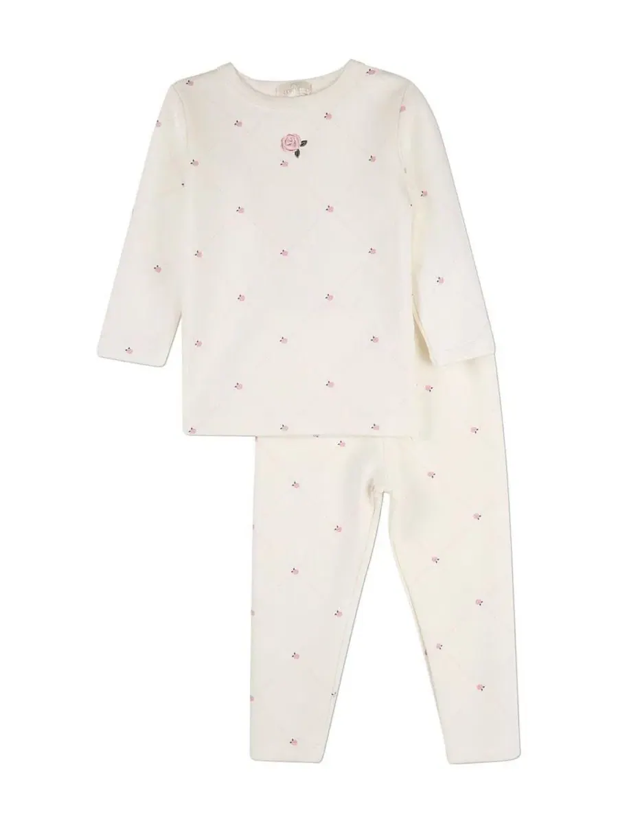 Комплект пижам с принтом Rosettes and Stitching MeMoi