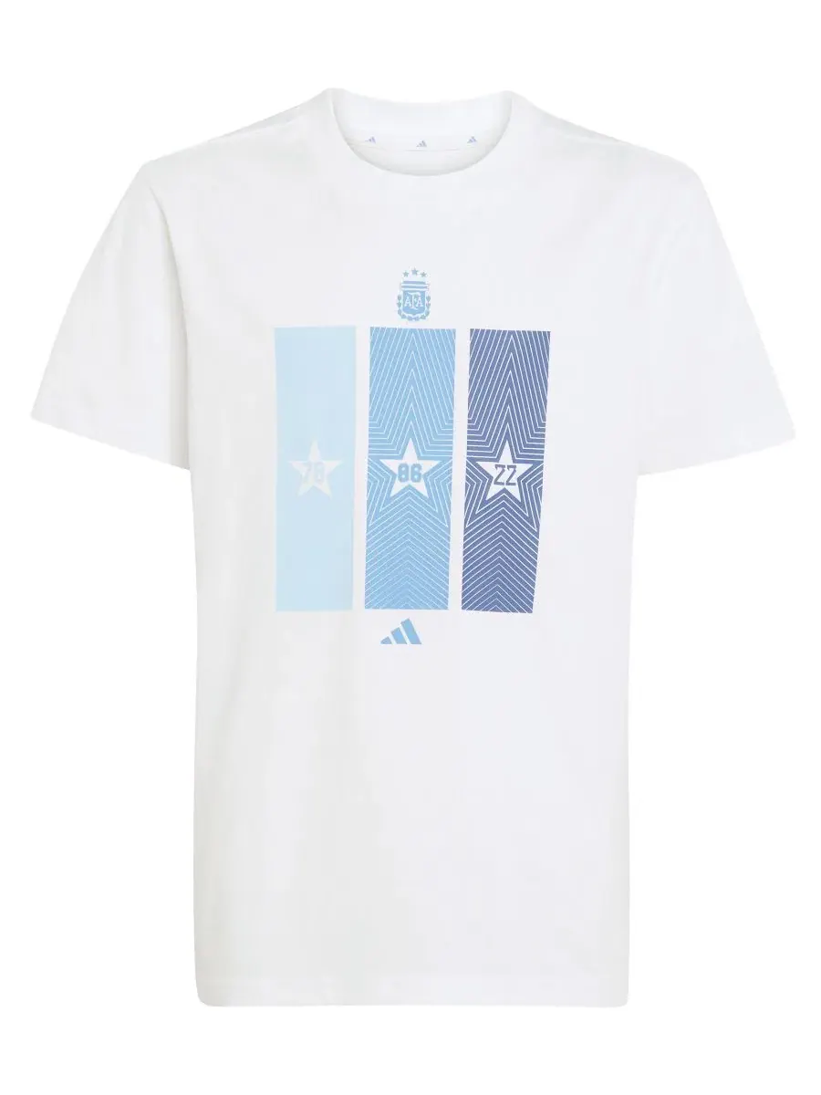 Футболка с принтом Argentina Home, короткий рукав adidas