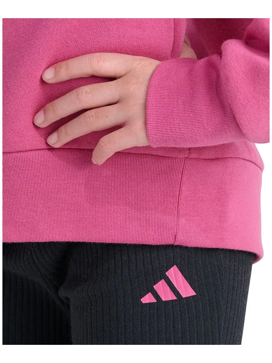 Комплект из свитшота и брюк с длинным рукавом adidas — изображение 3 из 4, черный