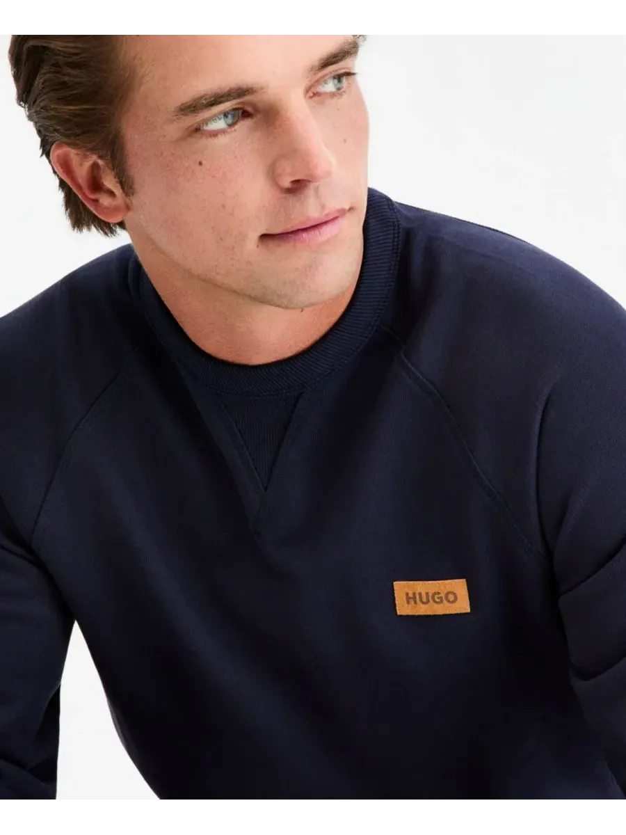 Свитшот Hugo Boss с регланом — изображение 3 из 4, синий