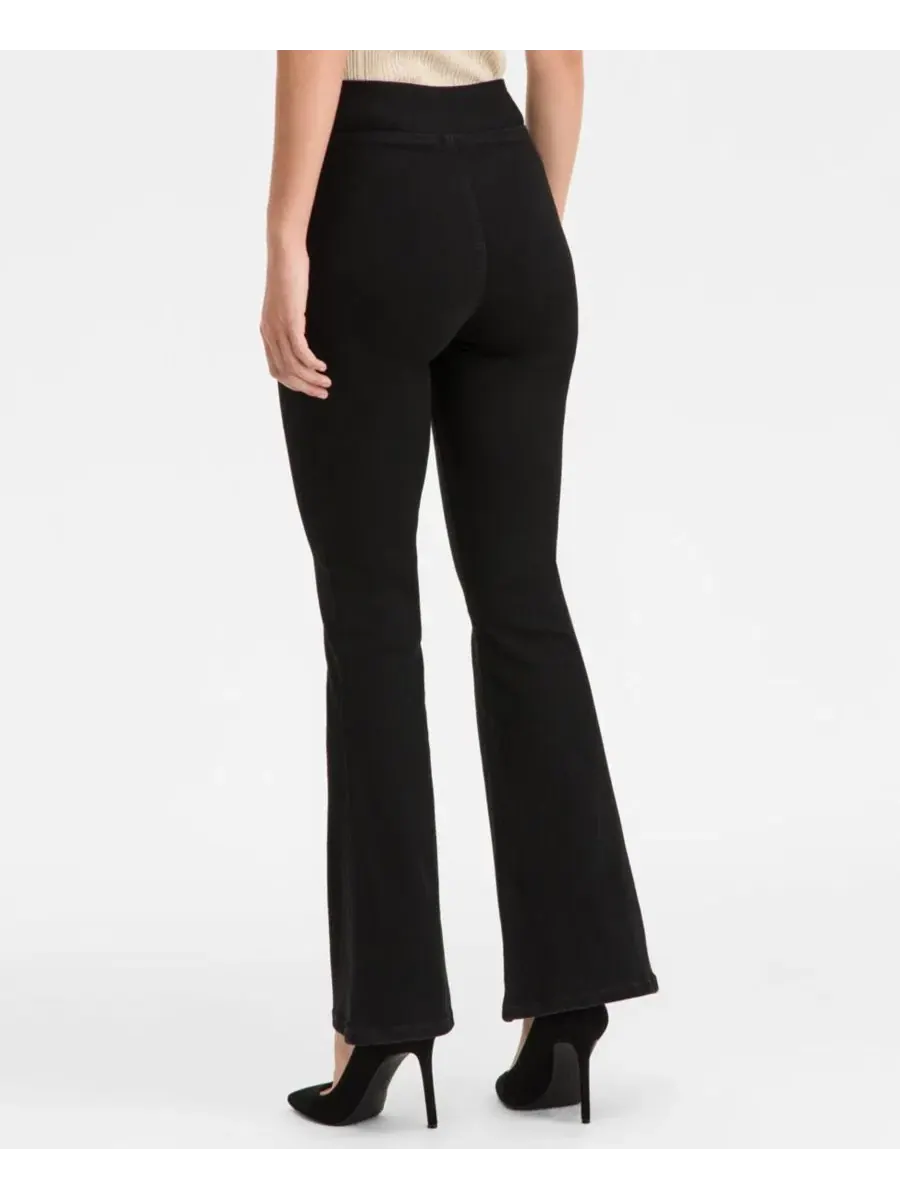 Джинсы клеш с высокой посадкой, без застежки, модель Women's High-Rise Pull-On Flare-Leg Jeans — изображение 2 из 2