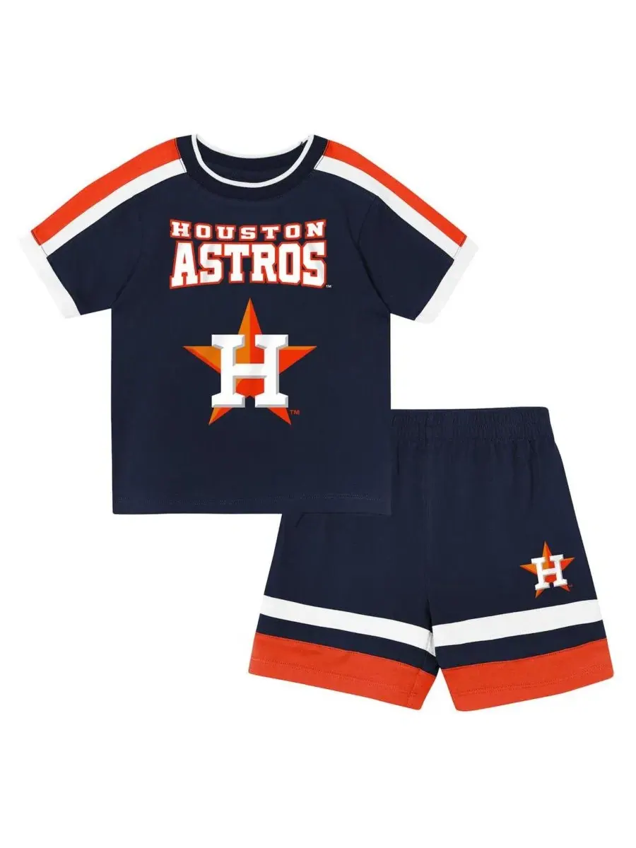 Детский комплект футболки и шорт с принтом Houston Astros Outerstuff