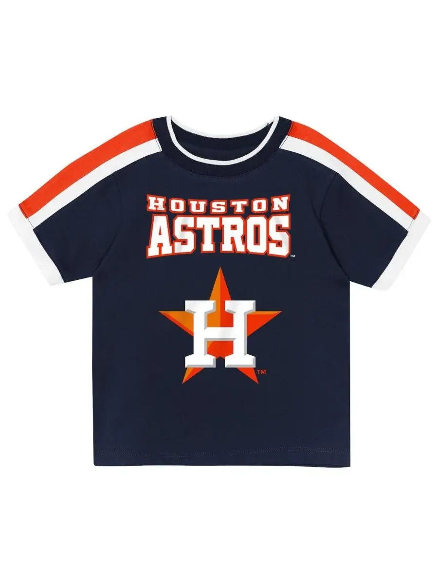 Детский комплект футболки и шорт с принтом Houston Astros Outerstuff — изображение 2 из 5, темно-синий