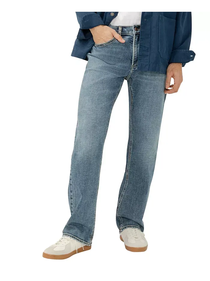 Мужские джинсы Gordie Relaxed Fit Straight Leg Luxe Heritage Silver Jeans Co.
