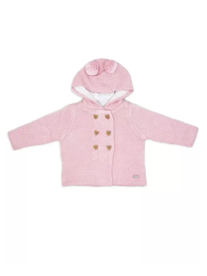 Вязаный комплект из 2 предметов: кофточка и штаны для девочек Rock-A-Bye Baby Boutique — изображение 5 из 6, розовый