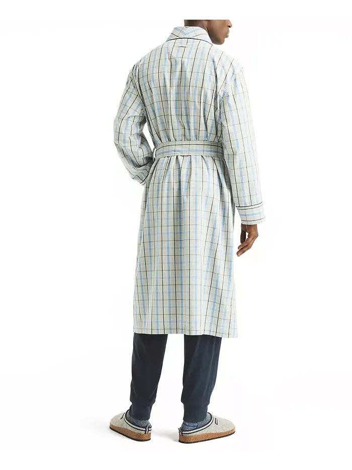 Мужской клетчатый халат Crafted Plaid Nautica — изображение 4 из 4, высокий дом