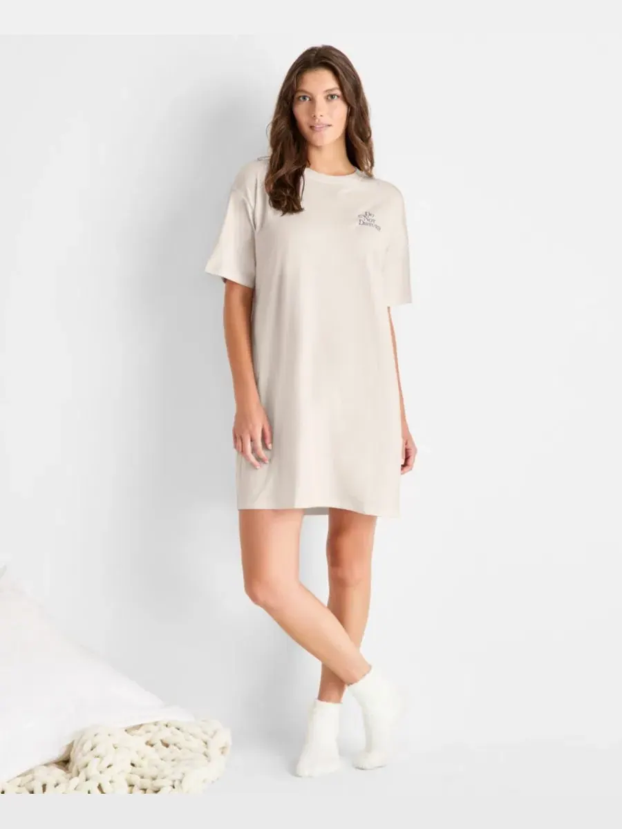 Сорочка для сна с коротким рукавом Late Checkout State of Day, Late Checkout