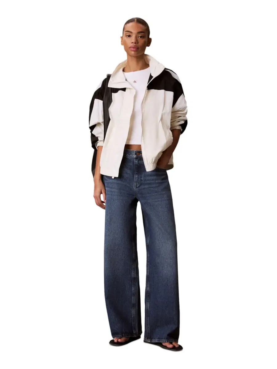 Женская спортивная куртка Icon Sport Track Jacket Calvin Klein Performance — изображение 2 из 6, черный/белый/белый
