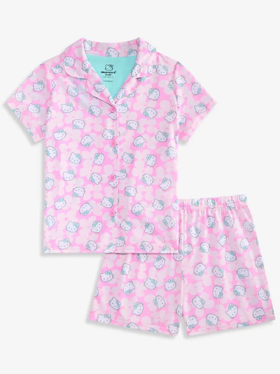 Комплект пижамы Hello Kitty, с коротким рукавом