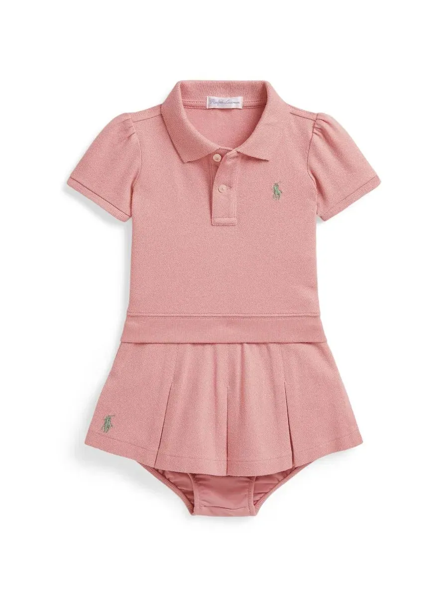 Комплект из 2 предметов: поло из сетки и юбка-шорты Polo Ralph Lauren