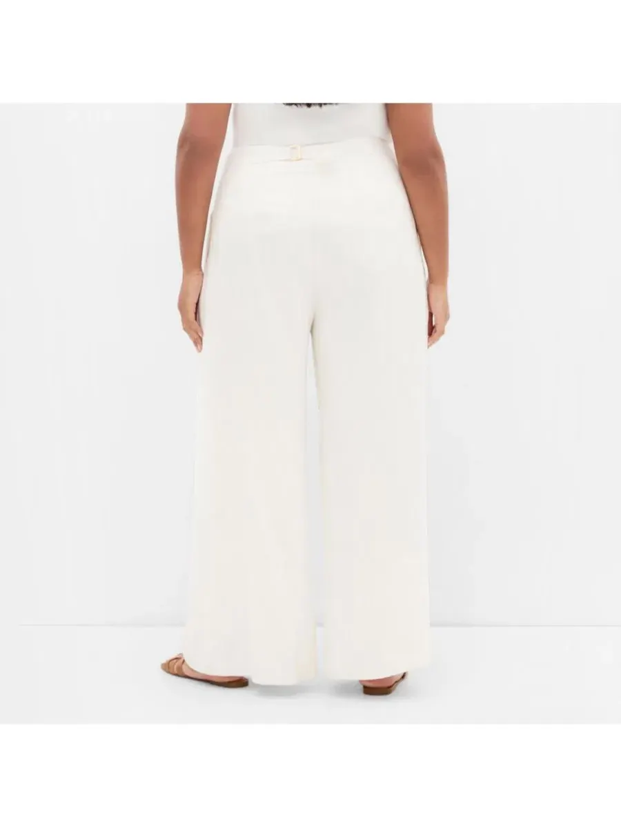 Брюки Abbie Linen Pant CITY CHIC — изображение 2 из 5, белый