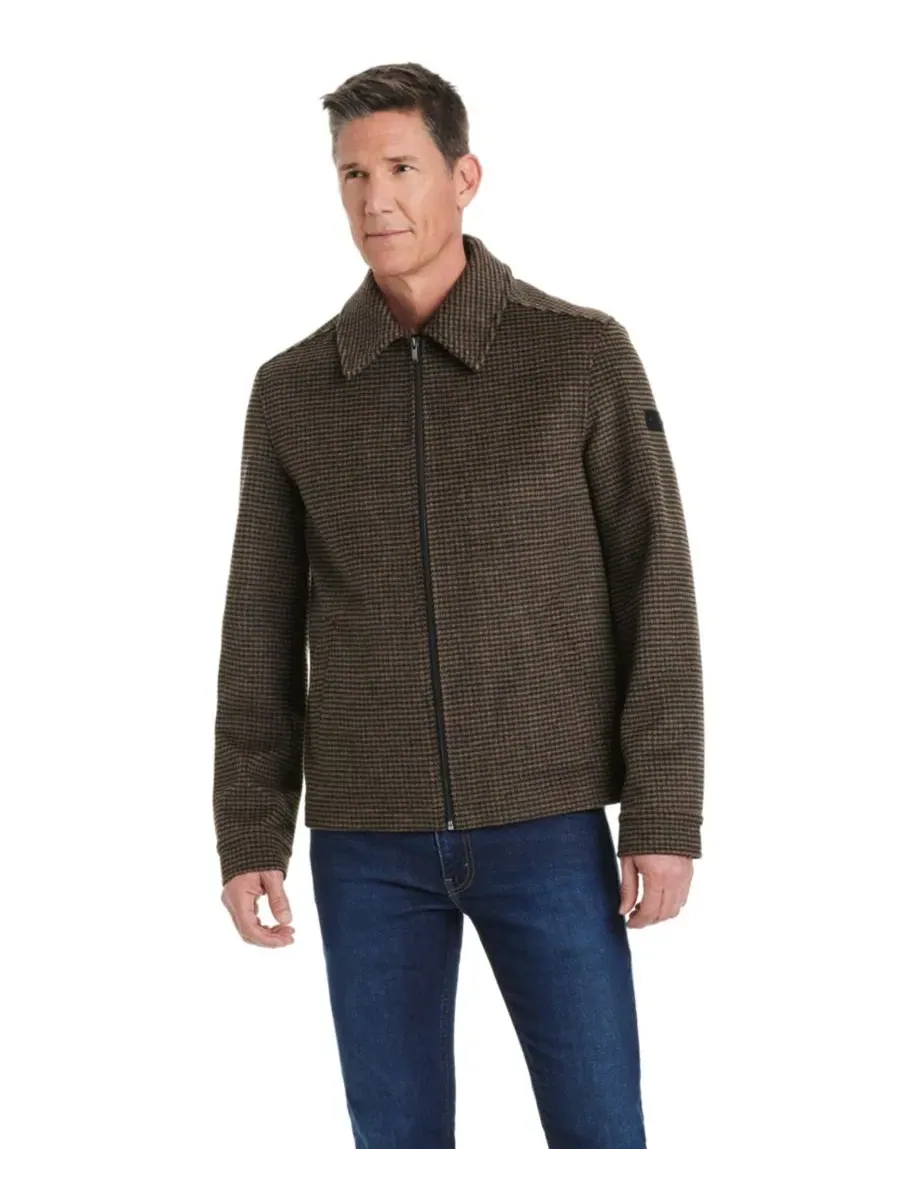 Куртка из искусственной шерсти с воротником-стойкой Vince Camuto