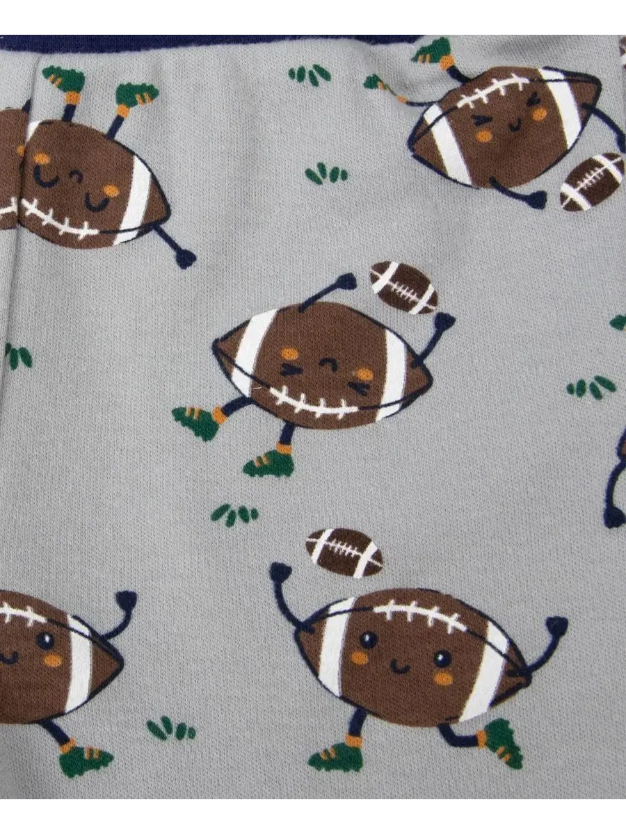 Комплект из 4 предметов для малышей My Heart Belongs to Mommy and Football Baby Essentials — изображение 4 из 4, темно-синий