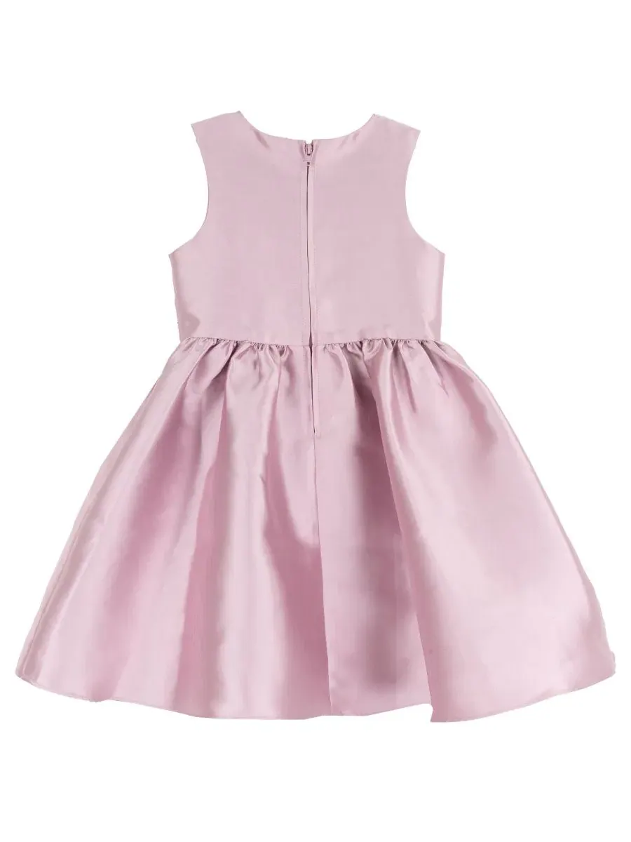 Платье с завышенной талией Solid Mikado Drop Waist Dress Rare Editions — изображение 2 из 4, сирень