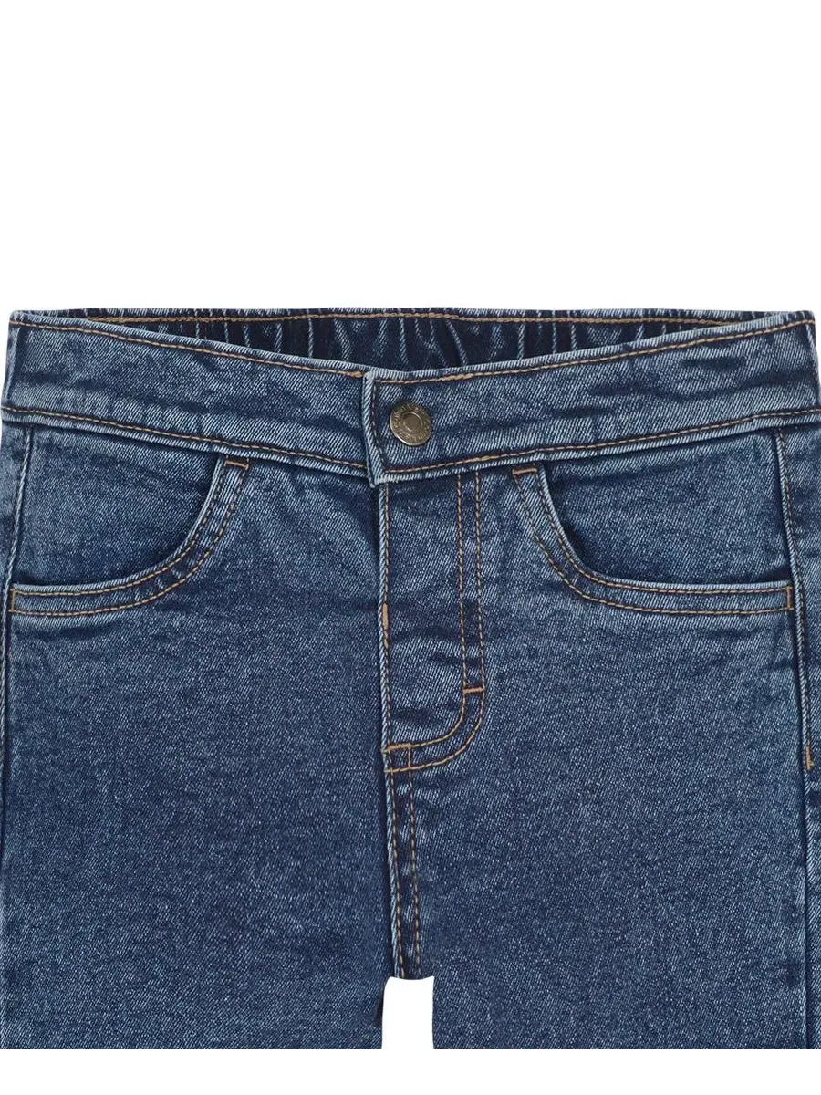 Комплект из боди с длинным рукавом и брюк Calvin Klein — изображение 8 из 8, синий