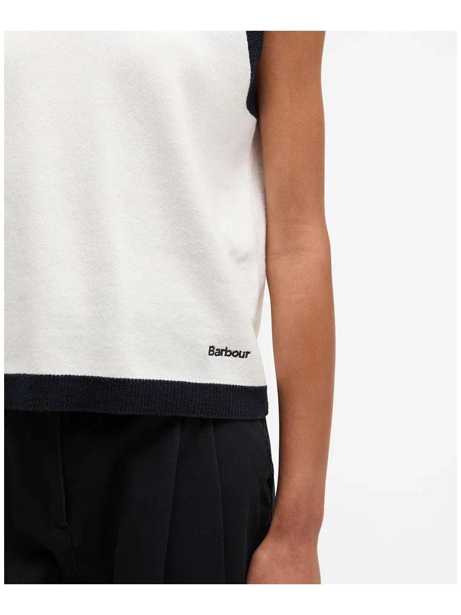 Женский жилет без рукавов Salthill Sleeveless Crewneck Barbour — изображение 3 из 6, темно-синий