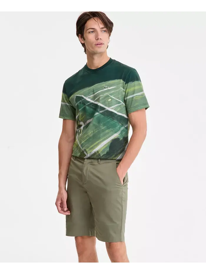 Бермуды Lacoste, узкие — изображение 7 из 10, зеленый