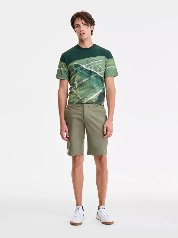 Бермуды Lacoste, узкие — изображение 8 из 10, зеленый