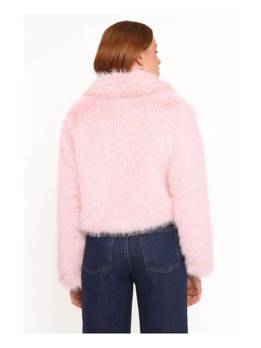 Женская куртка Bobbi из искусственного меха Petal and Pup — изображение 3 из 4, розовый